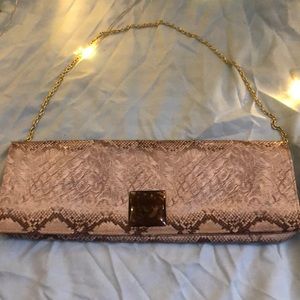 Snakeskin Clutch
